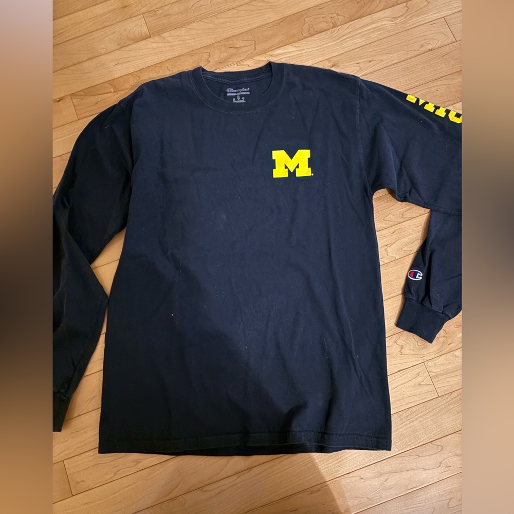 Champion Dark Blue Crewneck Michigan